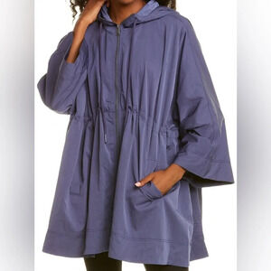 Free People Movement Pirouette Jacket Oversized Deep Sea Blue Activewear Size XS